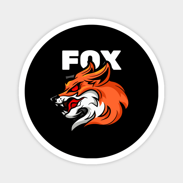 Face Fox Magnet by This is store